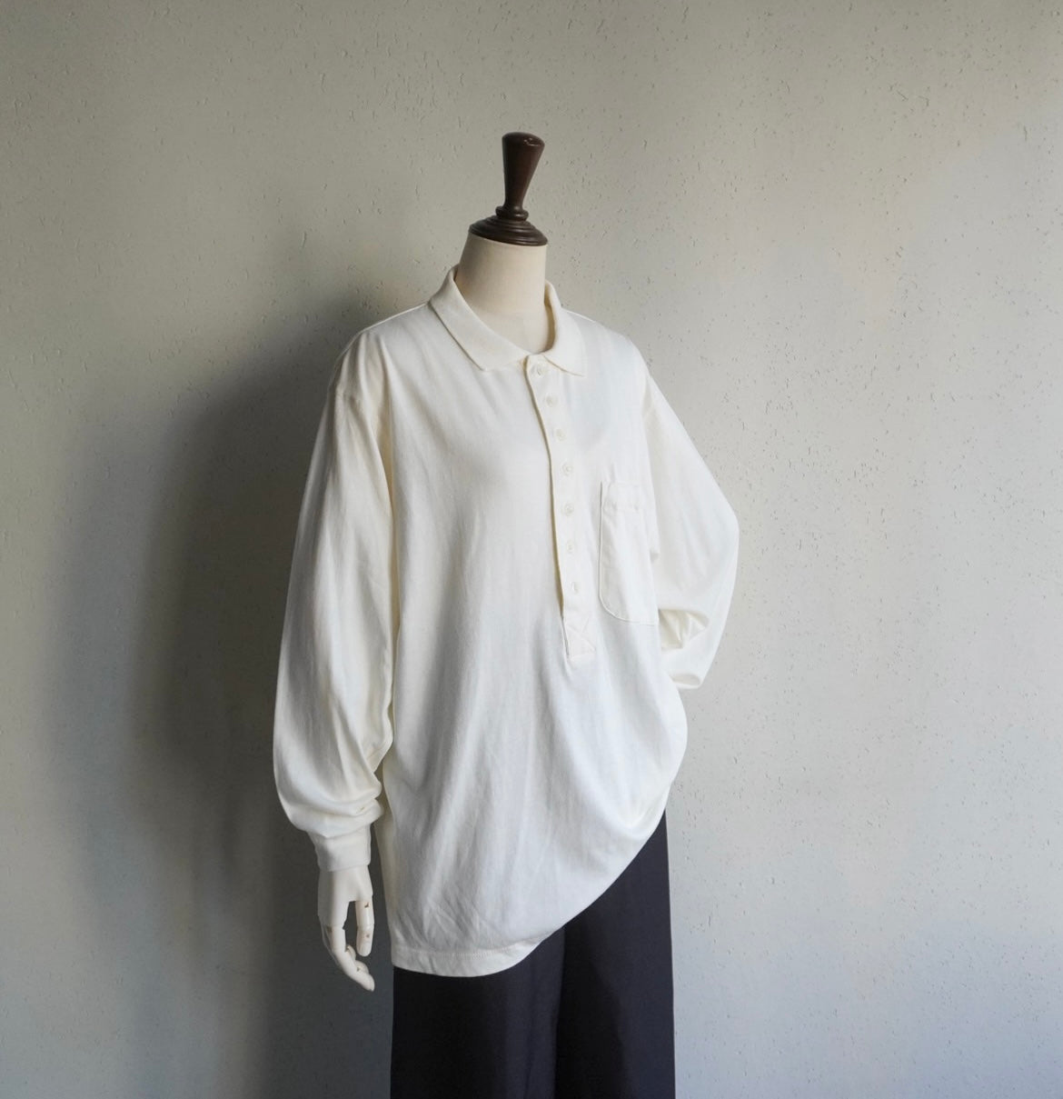 90s Ivory Cotton Top