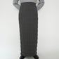 90s Pleated Maxi Skirt Made in USA