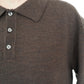 Brown Knit Top
