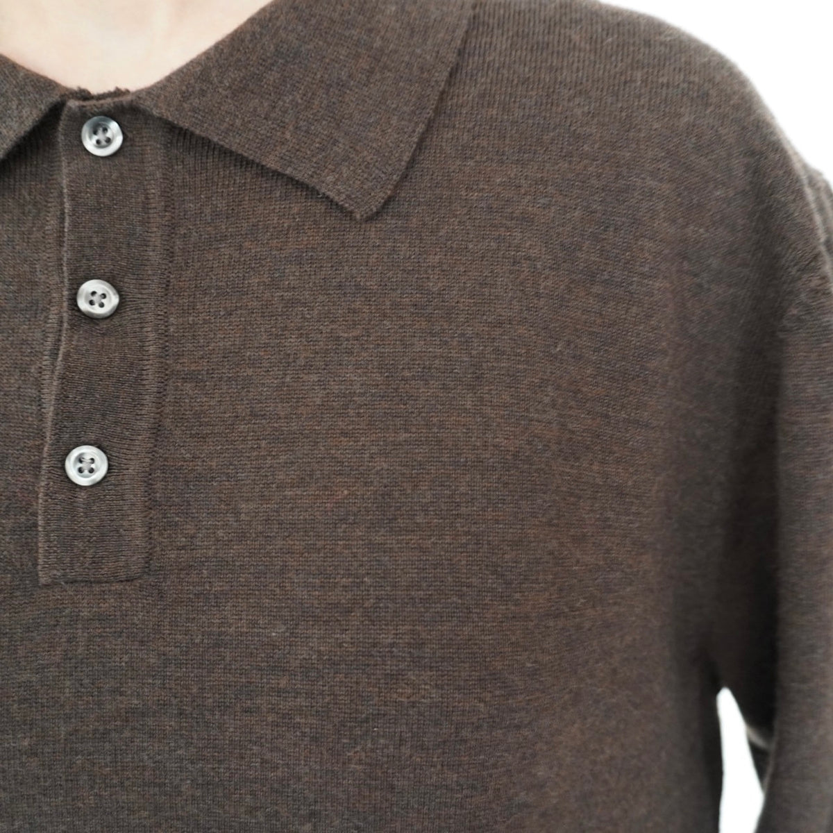 Brown Knit Top