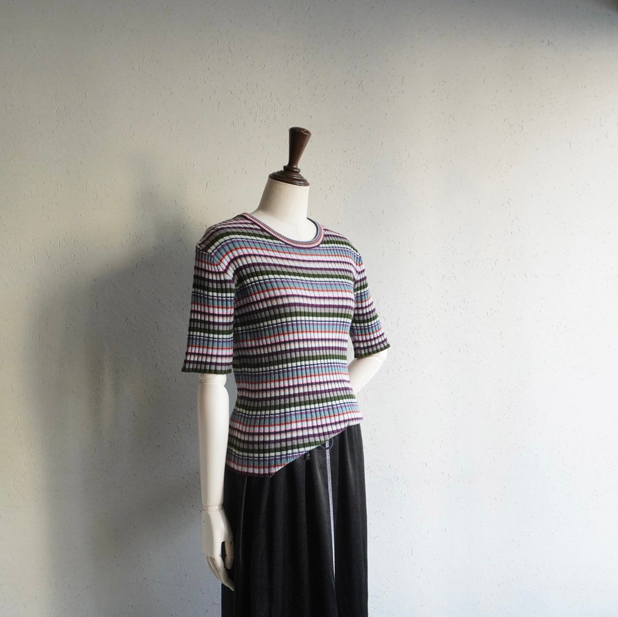 70s Multi Striped Top