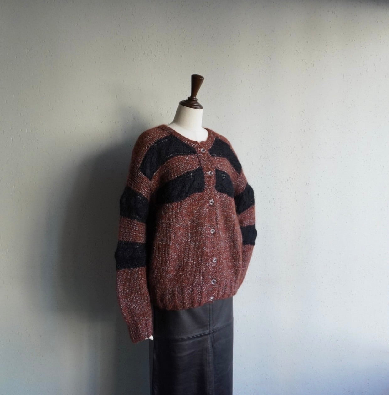 80s EURO Mohair Knit Cardigan