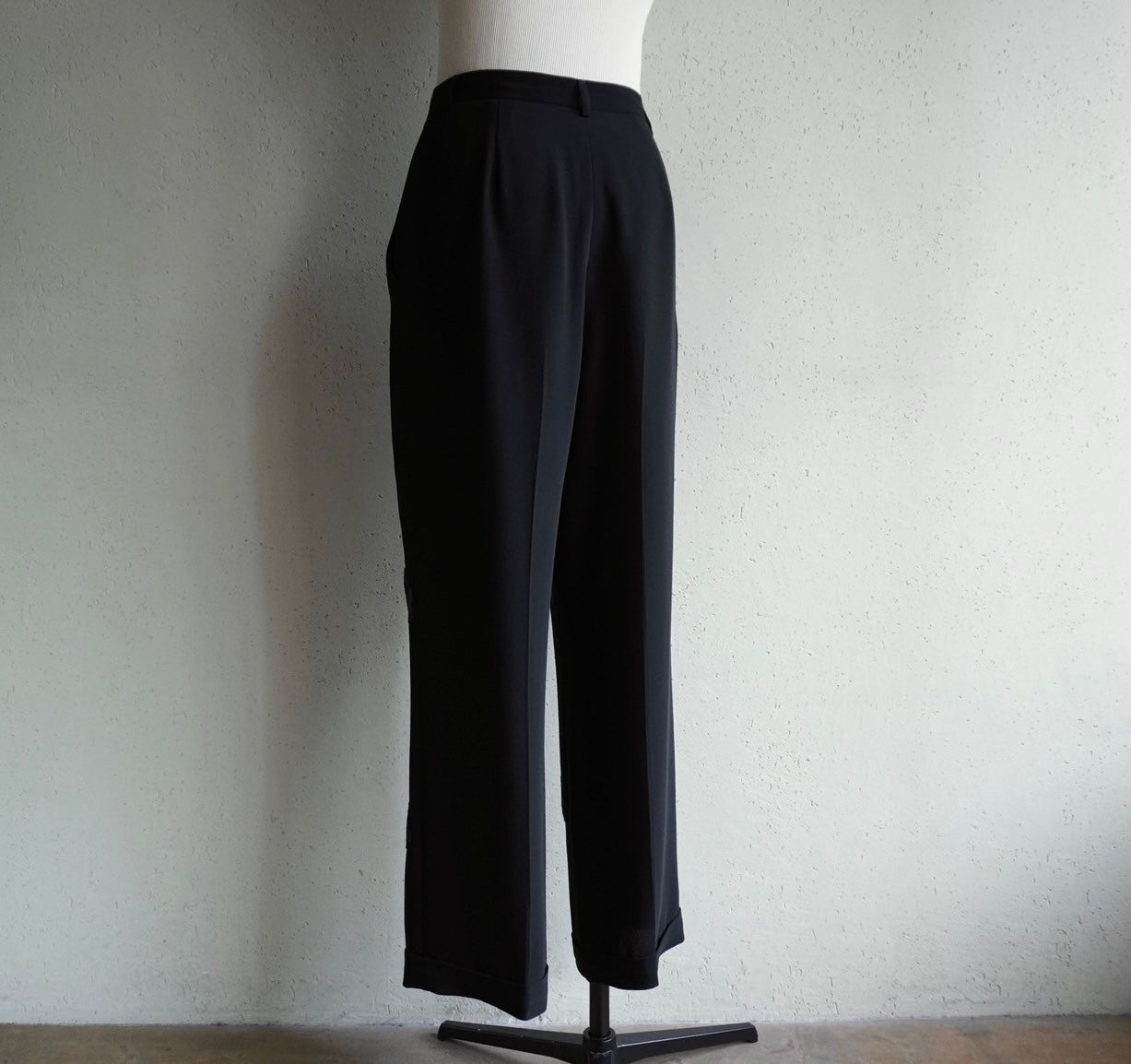 90s Lace Design Wide Pants