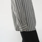 90s Gray Striped Shirt