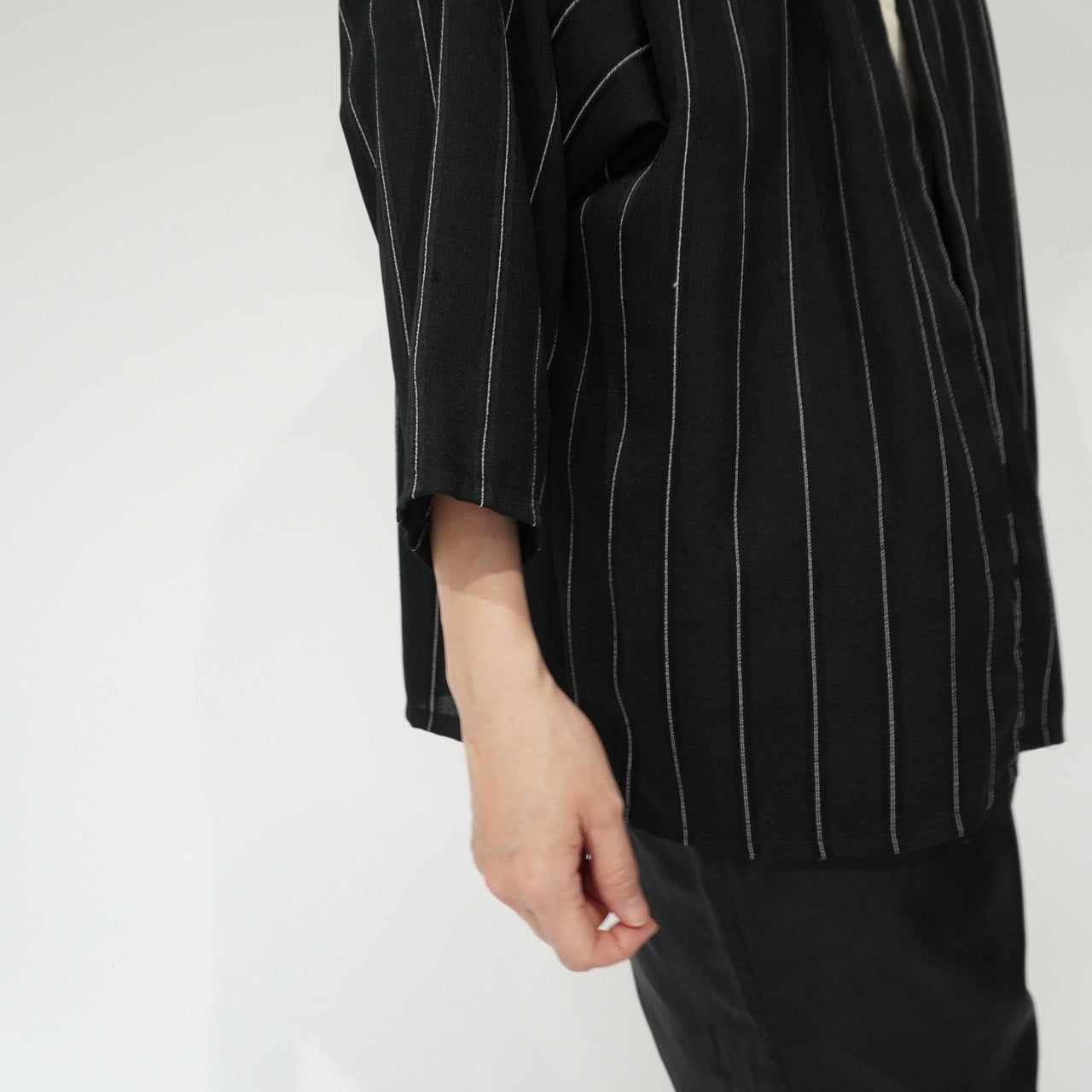 90s Striped Robe Jacket
