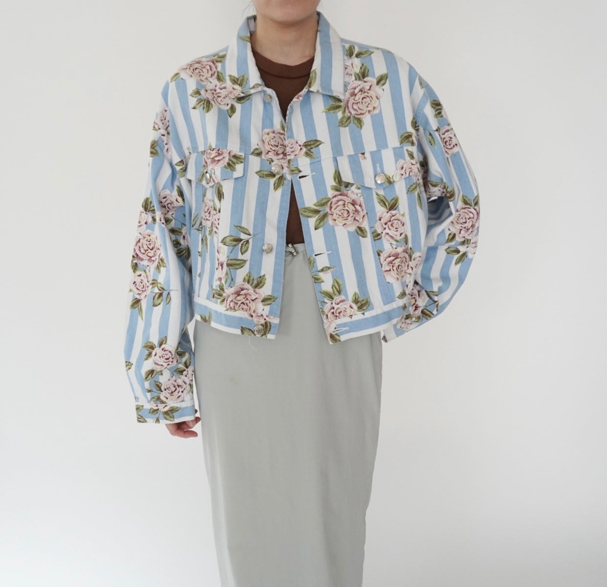 90s Flower Pattern Jacket