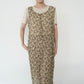 90s Floral Print Sheer Dress