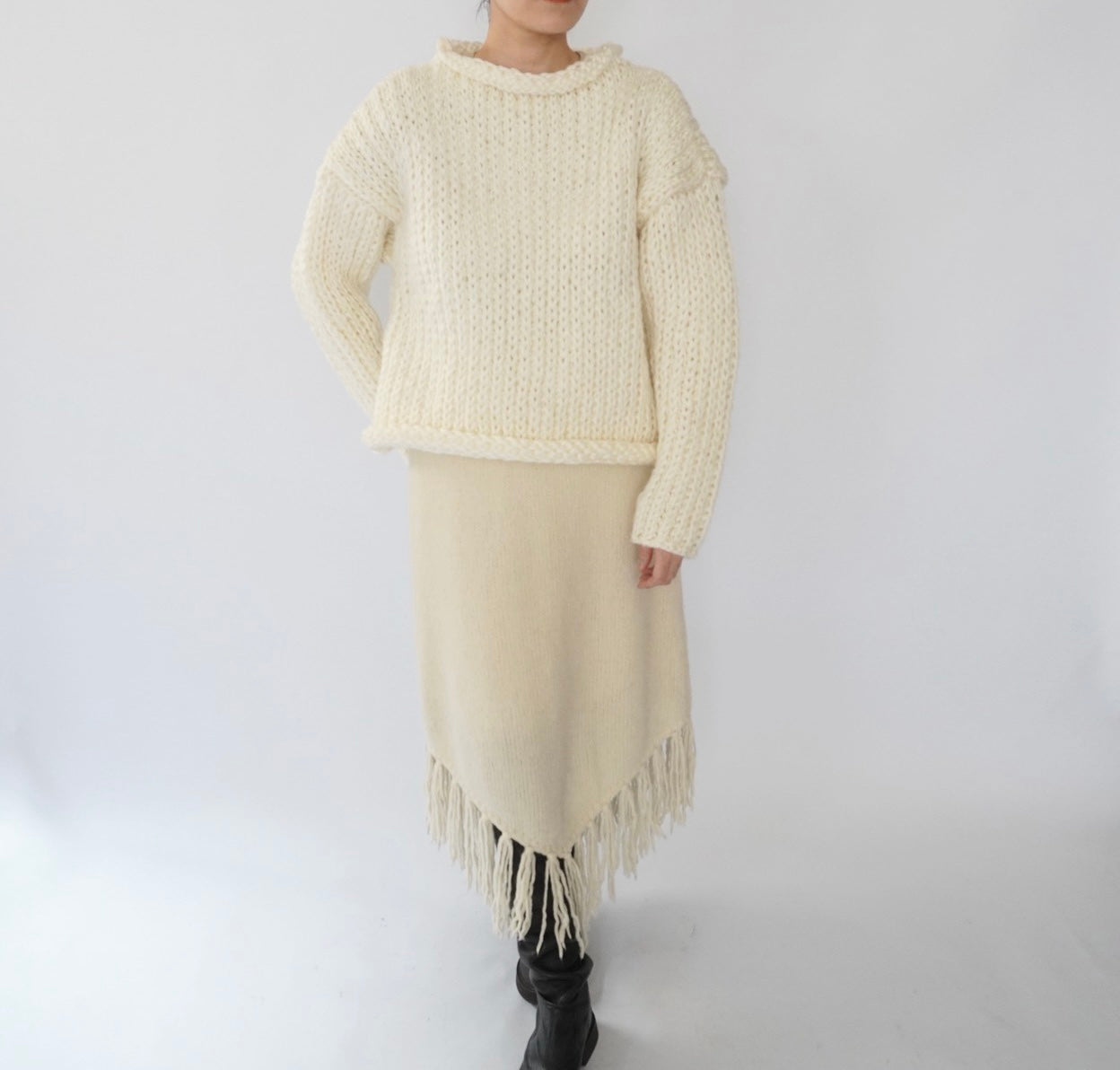 60s  Hand Made Knit