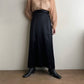 90s Black Satin Skirt Made in USA