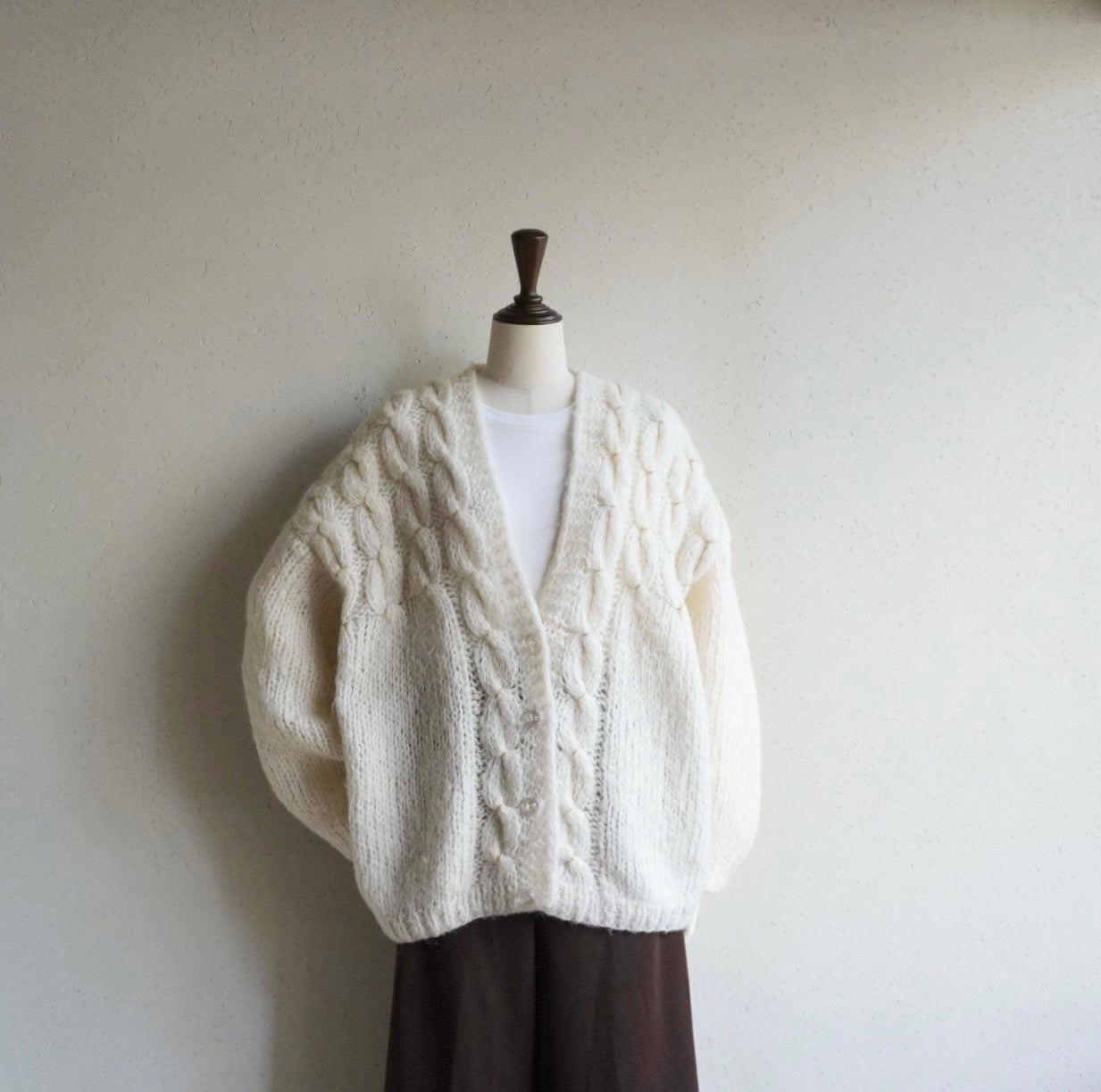 80s Design Knit Cardigan