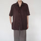 80s Brown Striped Shirt