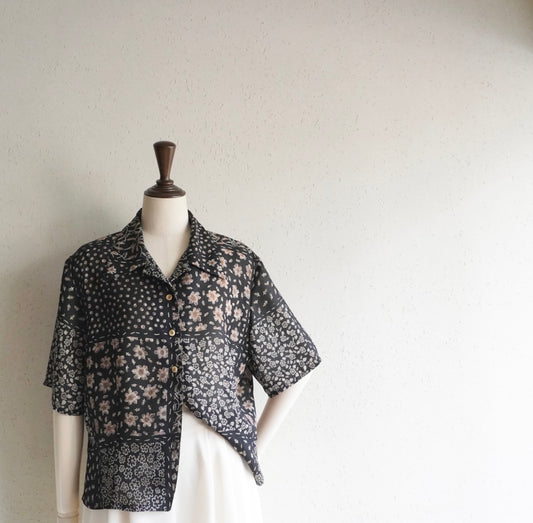 90s Printed Shirt Made in Great Britain