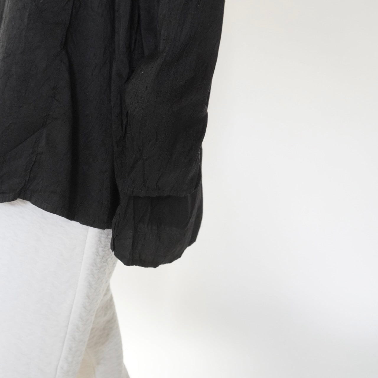 90s Raw Silk Blouse
