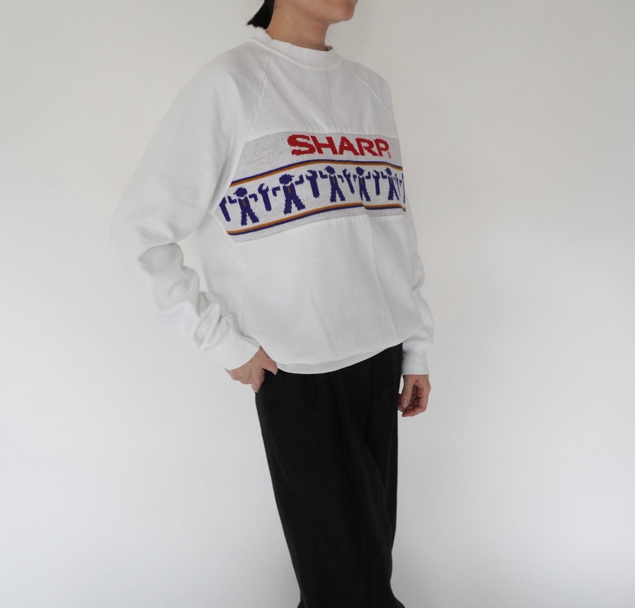 80s "SHARP" Sweater Made in USA