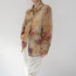 90s Printed Sheer Shirt Made in USA