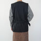 90s EURO Black Design Vest