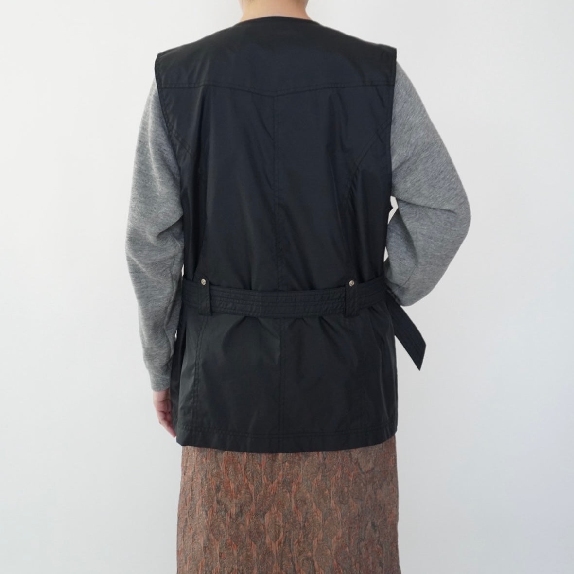 90s EURO Black Design Vest
