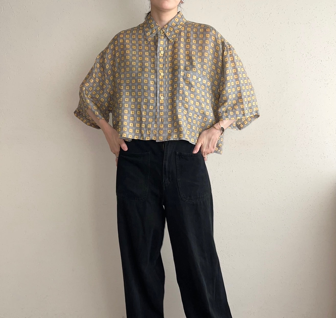 90s Silk Printed Shirt