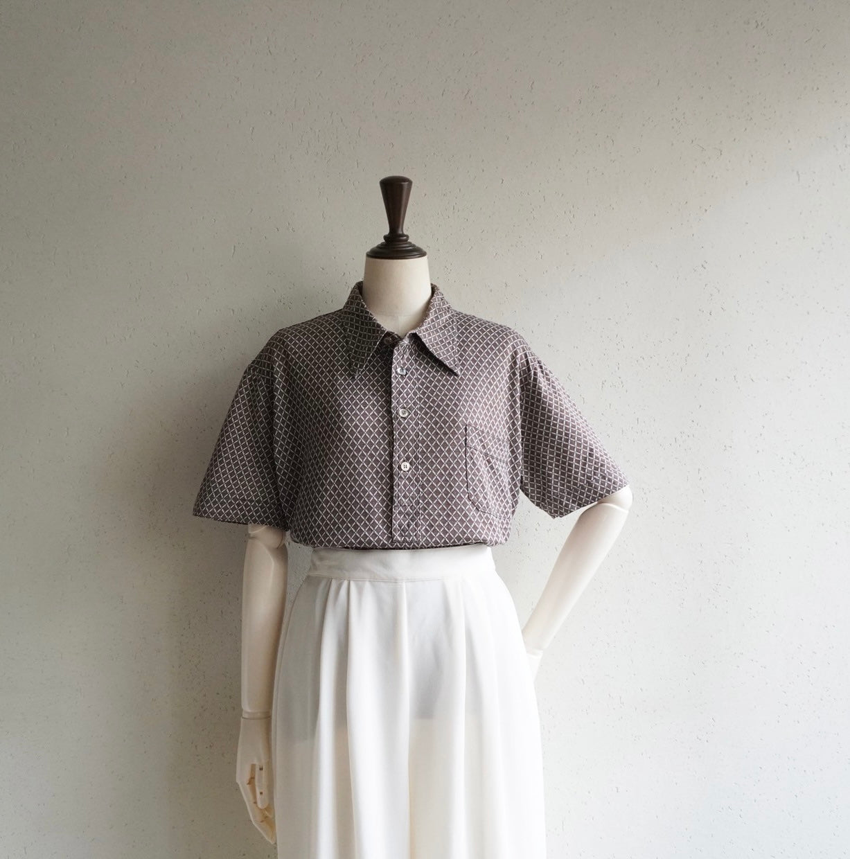 90s Pattern Top Made in Italy