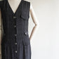 90s Sleeveless Printed Dress Made in Canada
