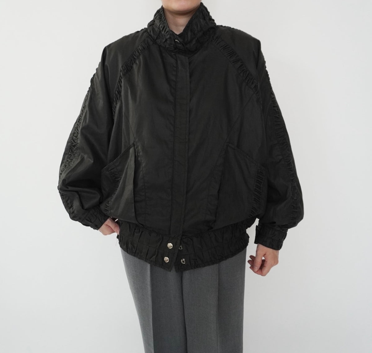 80s Design Black Jacket
