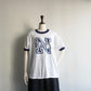 90s Printed Ringer T-shirt Made in USA