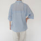 90s Striped Blue Shirt