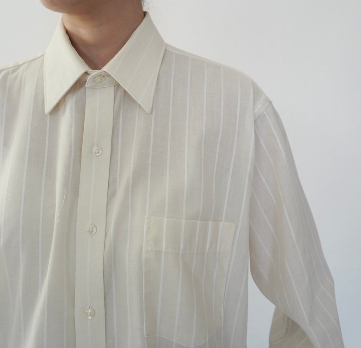 90s "Arrow" Striped Shirt Made in USA