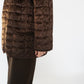 90s Velour Quilted Jacket Made in Italy