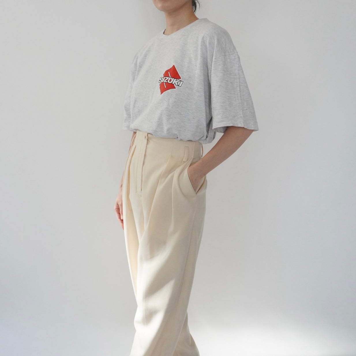 90s "SUZUKI" Printed T-shirt