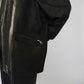 90s Leather × Nylon Jacket
