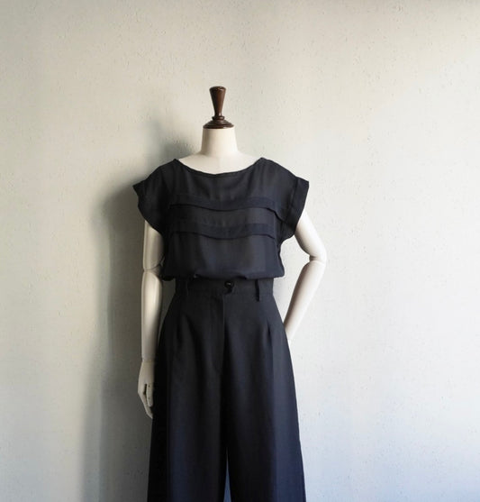 90s Design Sheer Top