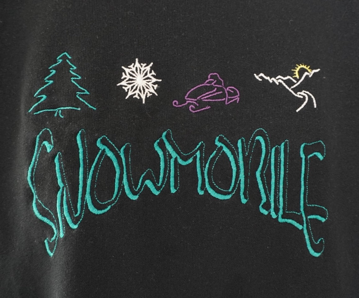 90s Embroidery Sweater Made in USA