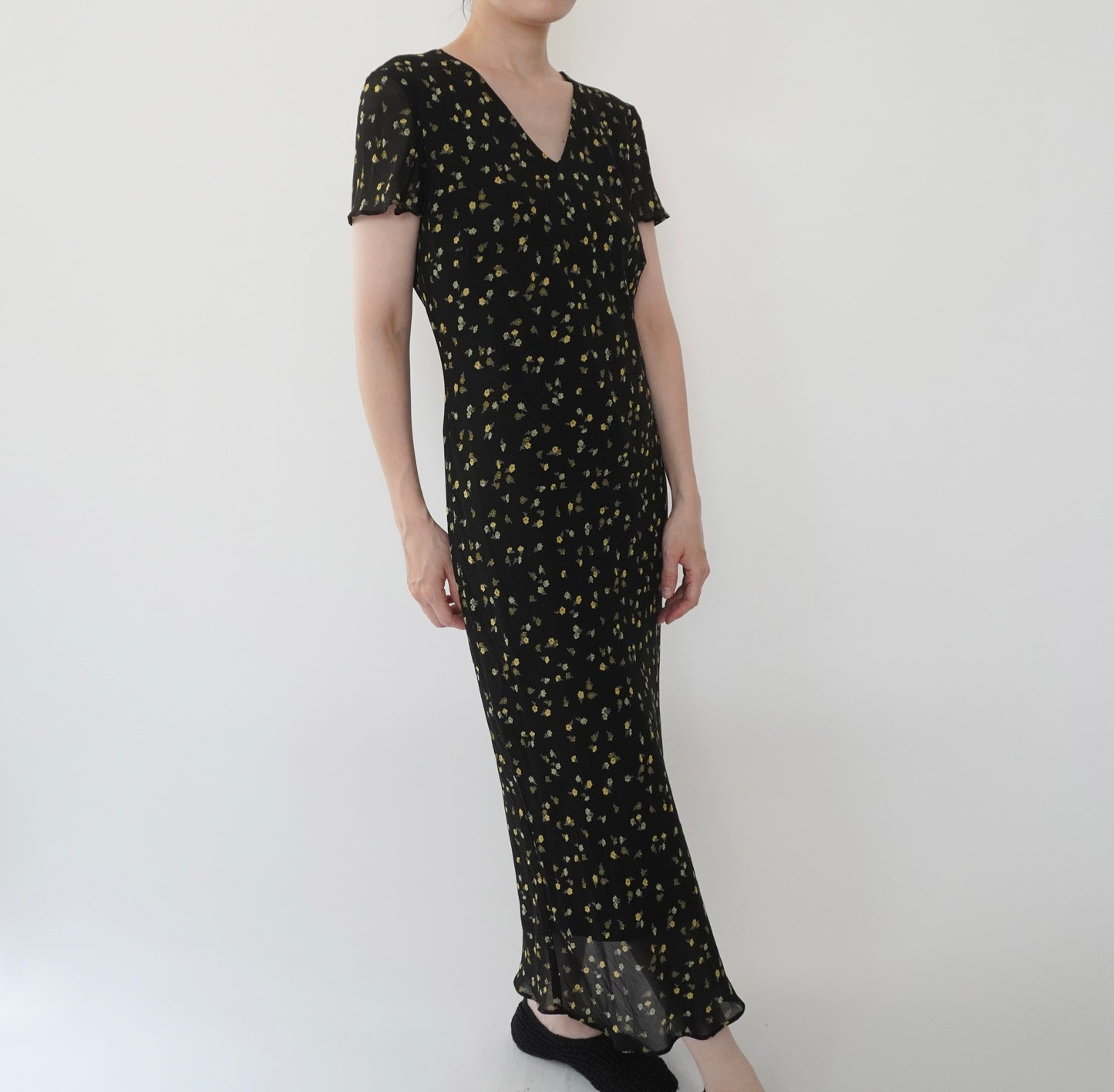 90s EURO Printed Dress