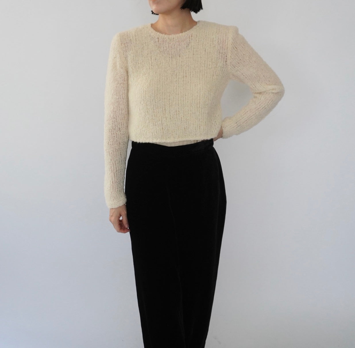 90s Cropped Light Knit