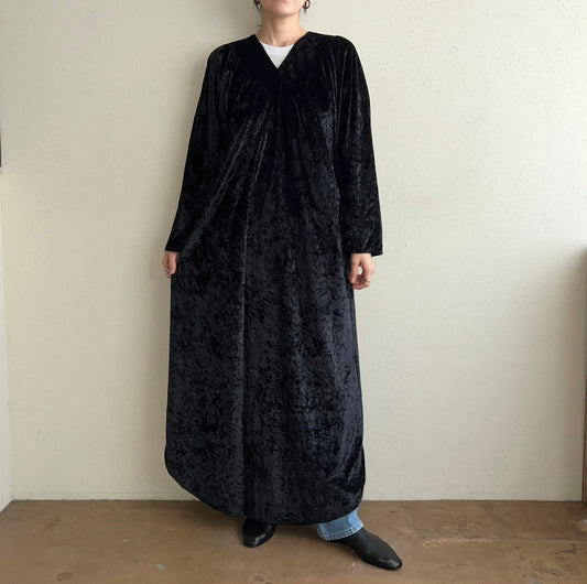 90s EURO Velour Dress