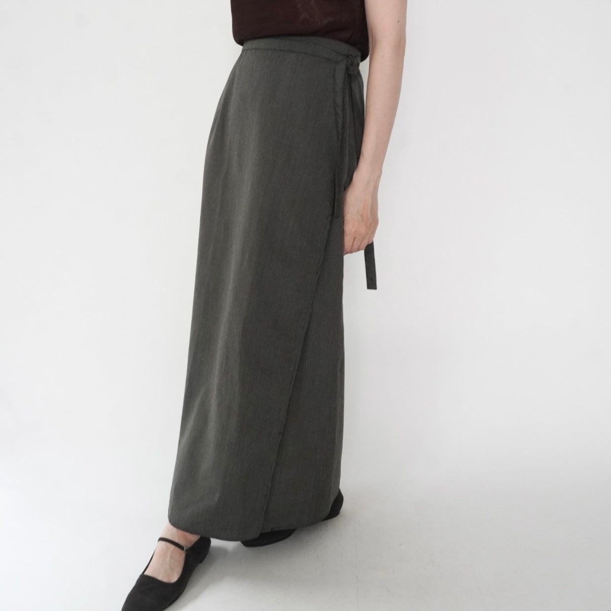 80s Wrap Skirt Made in Italy