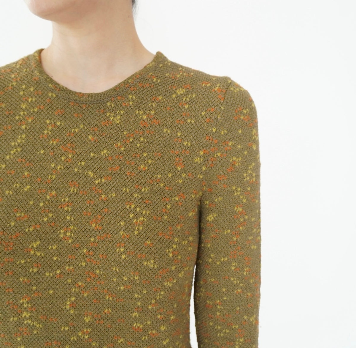 90s Mix Knit Top Made in USA