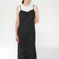 90s EURO Lace Design  Maxi Dress