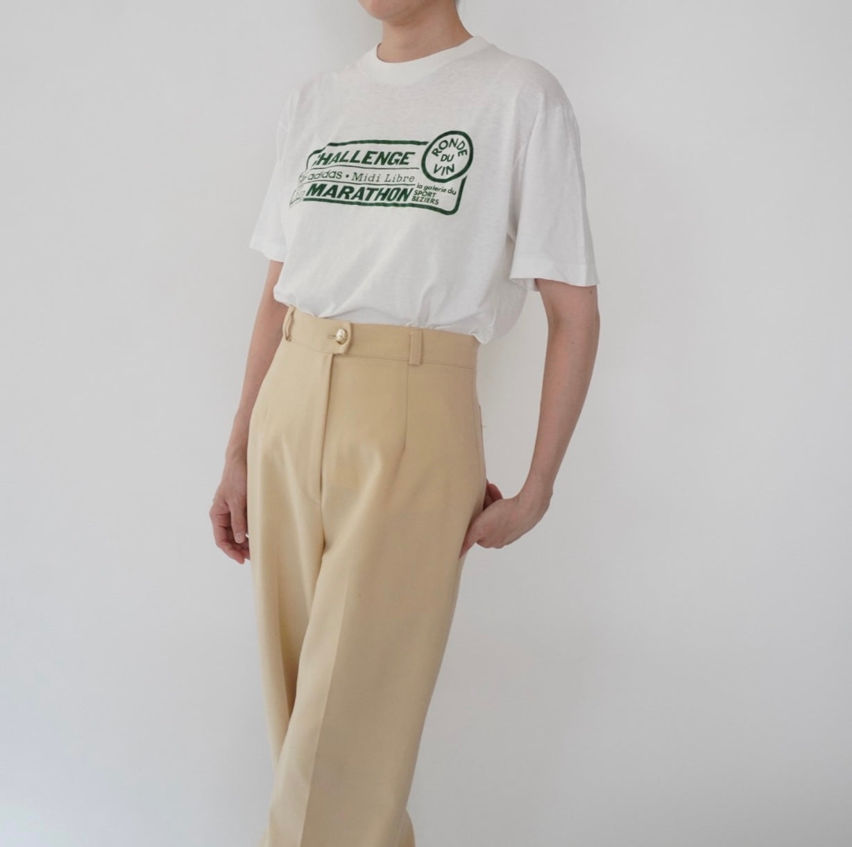 90s EURO "adidas" T-shirt