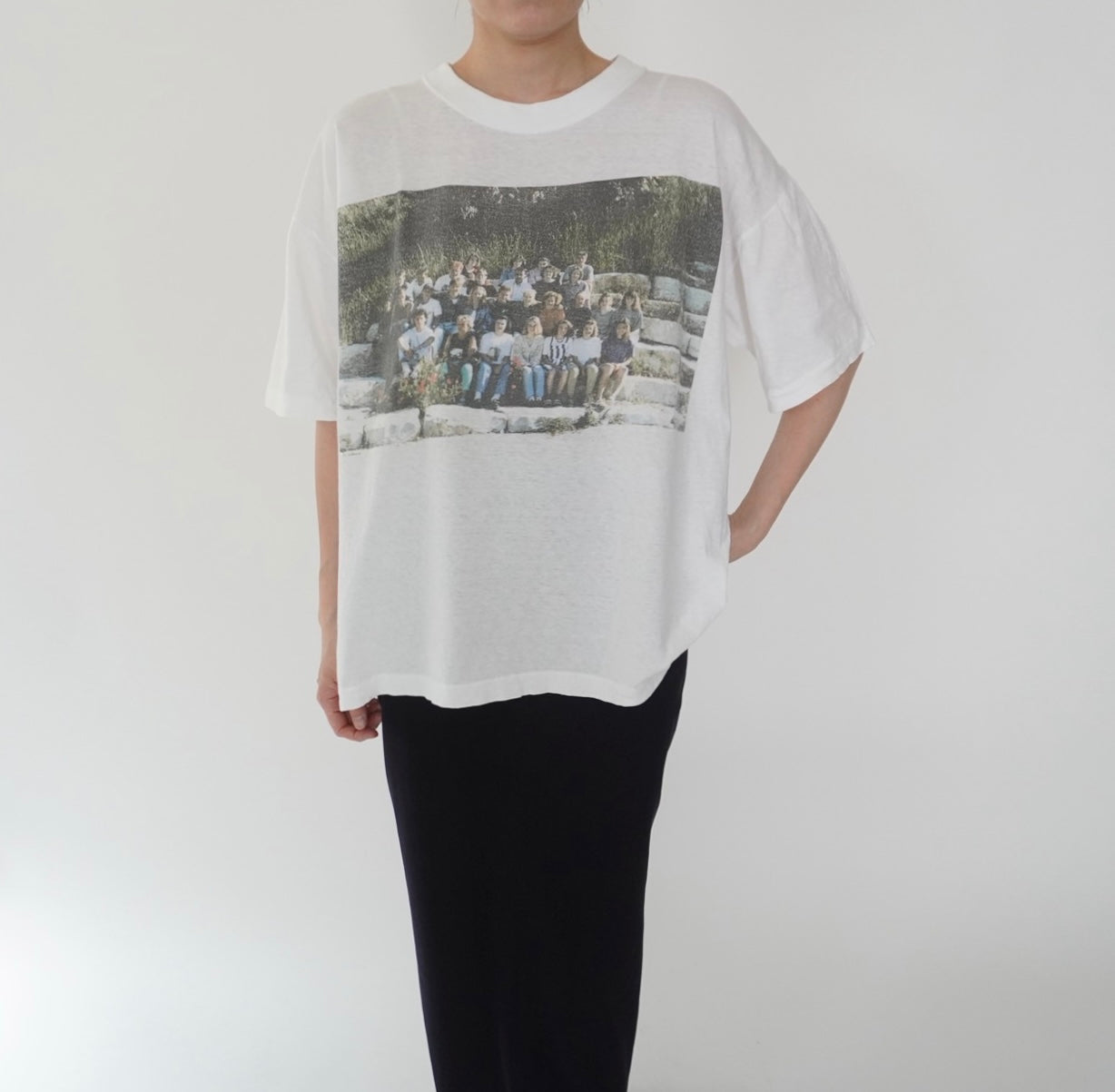 90s EURO Photo Printed T-shirt