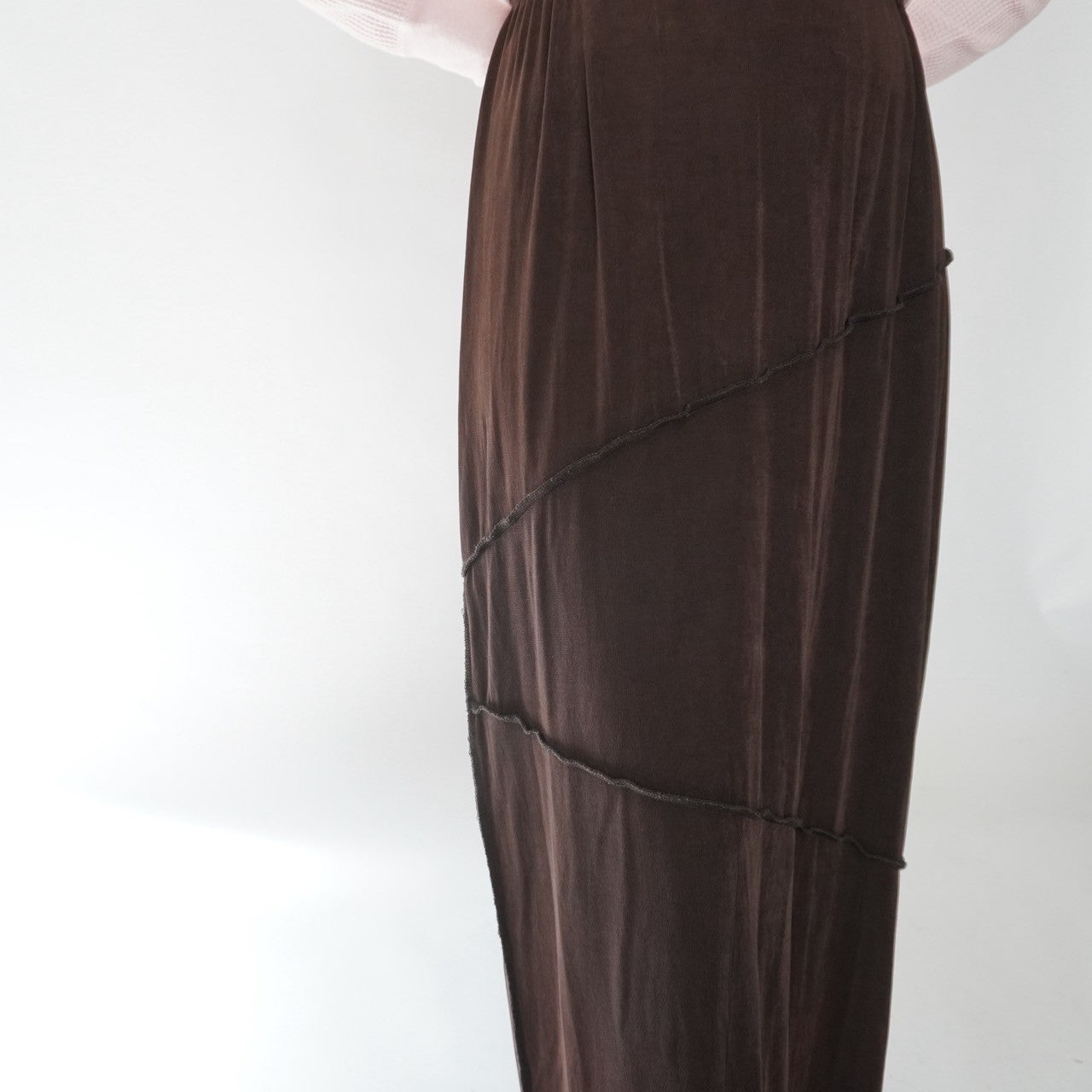 90s Brown  Design Skirt