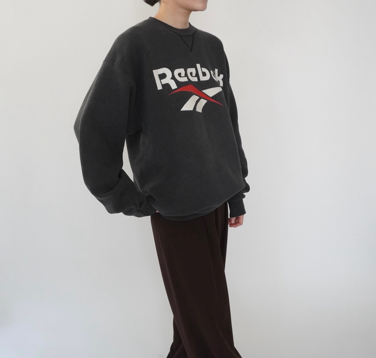 90s “Reebok” Printed Sweater Made in USA