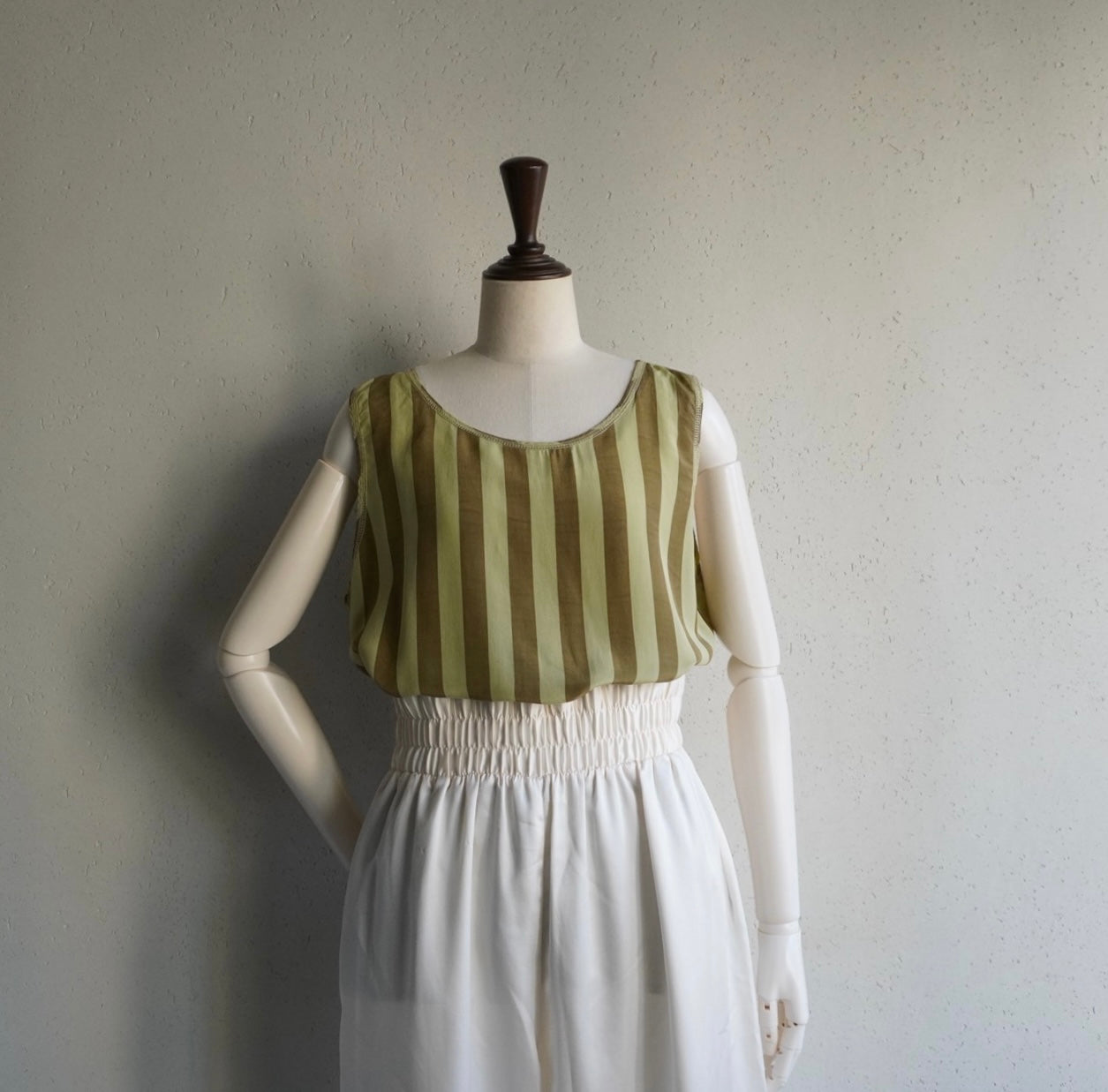 90s EURO Silk Striped Top