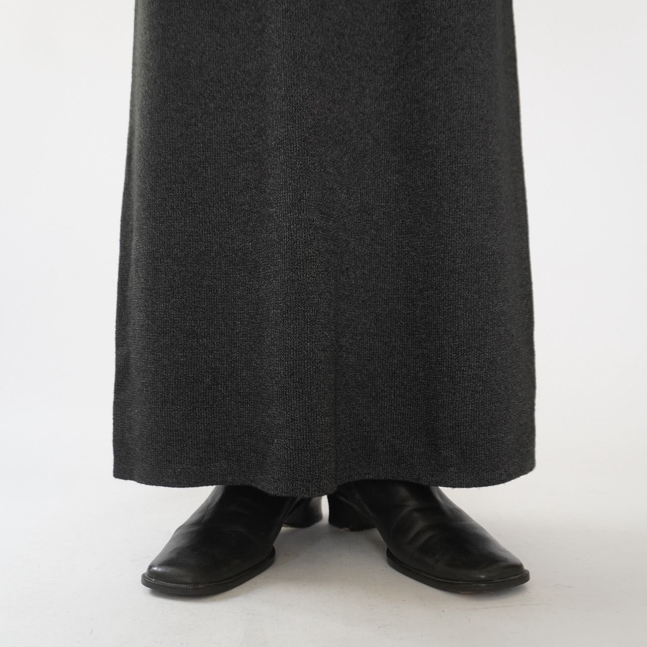 90s Gray Maxi Skirt