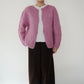 80s Pink Knit Cardigan