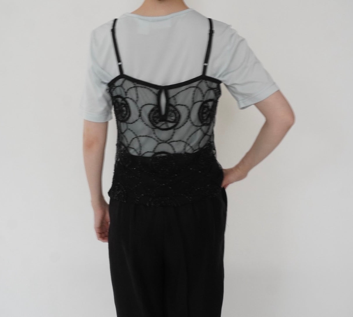 90s Beads Design Camisole Top