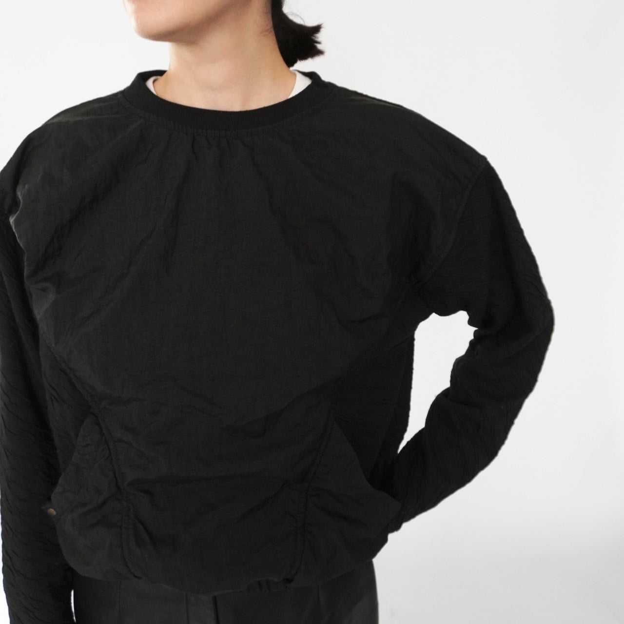 90s Nylon×Cotton Top