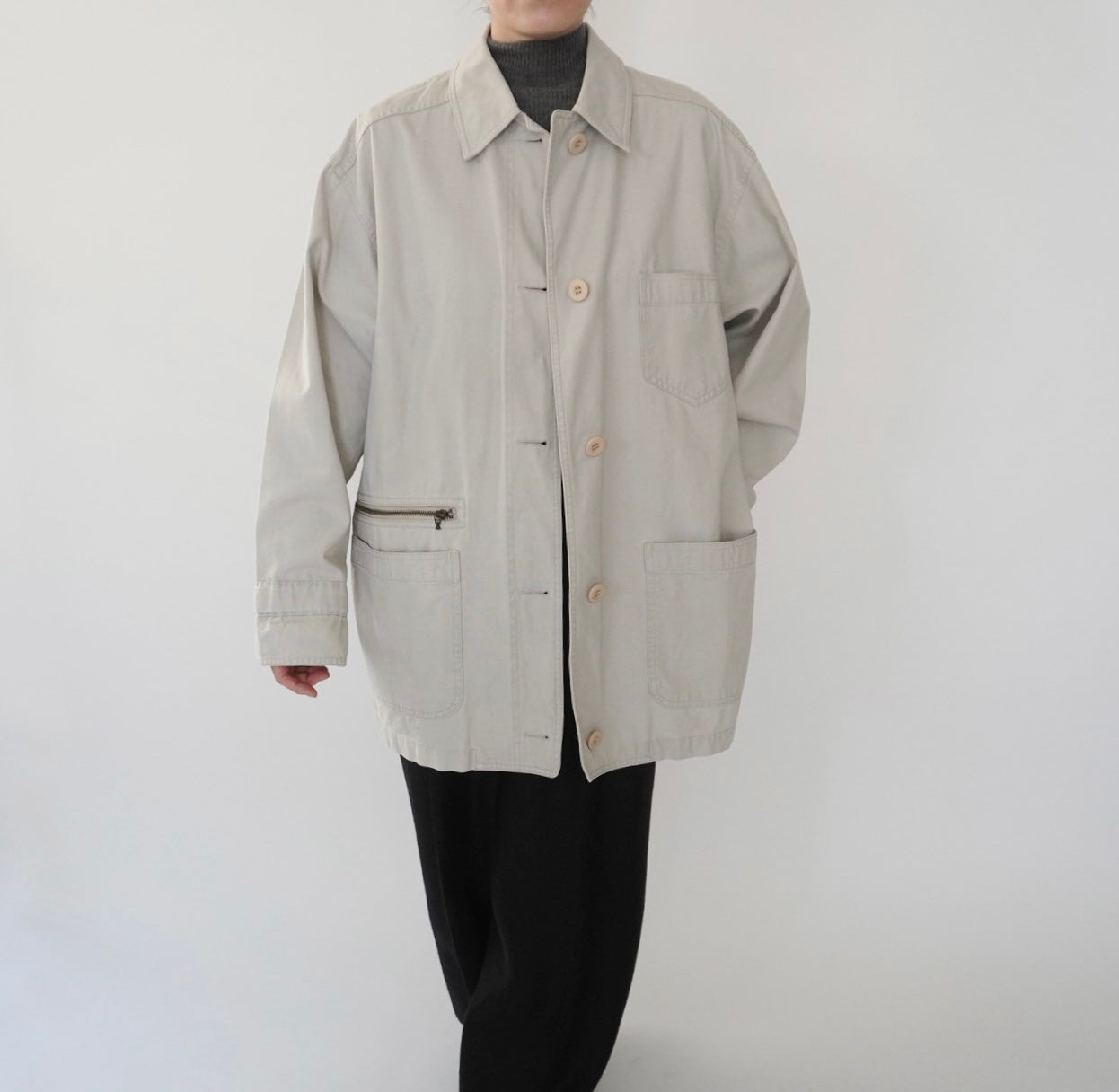 90s "EDDIE BAUER" Cotton Jacket