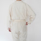 80s EURO Design Ivory Jumpsuit